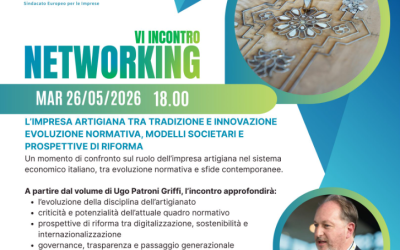 VI Incontro Networking – Disegnare il Futuro dell’Artigianato